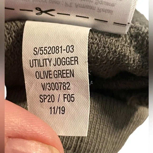 Old Navy Olive Green Draw String Utility Jogger Size Large - Picture 8 of 11